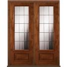 Knotty Alder French Doors