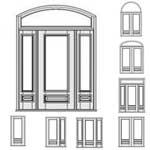 Interior Door Configuration