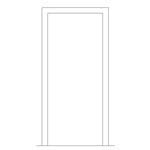 All Door and Hardware - 61.5 x 98 - Flush Panel