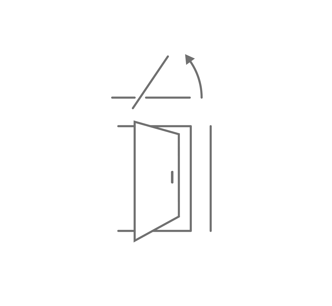 All Door and Hardware - Pivot - Single Door - Contemporary Modern