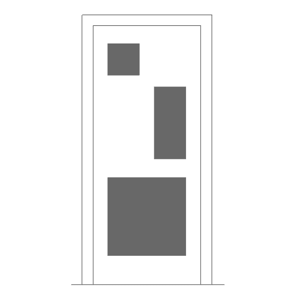 All Door and Hardware - 42 x 78 (3-6 x 6-6) - Mid Century
