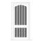 All Door and Hardware - Exterior - Single Door - V-Grooved