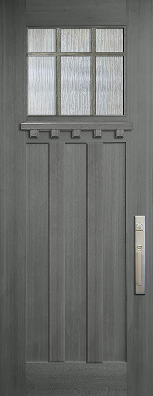 Check Out the Craftsman, Prairie Exterior door - by GlassCraft