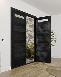 Mahogany Top View  Modular Modern Shaker Double Door|MR5G5-101-SW-SH