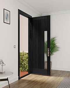 Mahogany Artistic Lite  Modular Modern Shaker Single Door|MRV-53G-1-SH