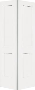 80" Monroe Shaker Hollow Core Smooth Bifold 2 Door