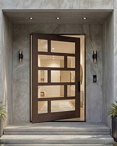 Montra | Multiple, Full Glass, Full SDL Modern Shaker Pivot Door