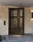 Mahogany KROSSA SDL Contemporary Modern Shaker Impact-Rated Pivot Door