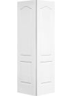 80" Classique Hollow Core Textured Bifold 2 Door