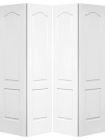 80" Classique Hollow Core Textured Bifold 4 Door