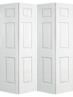 80" Colonist Hollow Core Smooth Bifold 4 Door