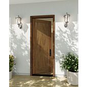 Mahogany Modern 1 Panel Shaker Solid Single Door|P101-SH-SH