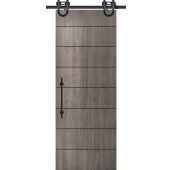 96" Birch Westwood Solid Contemporary Single Barn Door