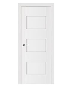 3-Panel Shaker Stile-15 Prefinished White Interior Single Door