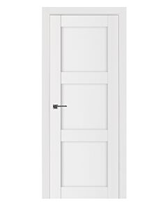 3-Panel Shaker Stile-25 Prefinished White Interior Single Door