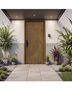 Lunara SOLID Flush Panel Contemporary Modern Single Door