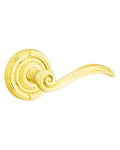 Elan Lever with Ribbon & Reed Rosette