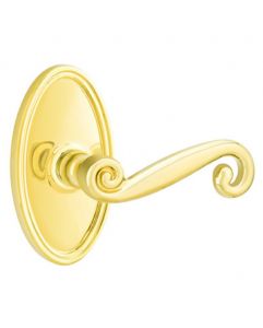 Rustic Lever with Oval Rosette