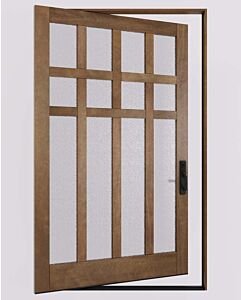 ARIZONA| Mahogany Arizona Stylish Multi Lite SDL Contemporary Modern Shaker Pivot Door