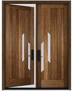Bisecta Artistic Lite Shaker Contemporary Double Door