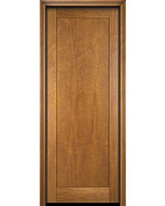 Mahogany Modern 1 Panel Shaker Solid Single Door|P101-SH-SH