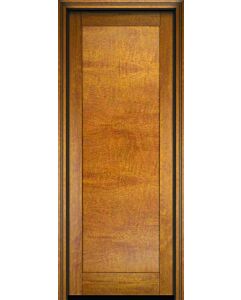 Mahogany Modern 1 Panel Shaker Solid Single Door
