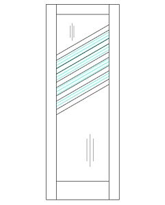 Mahogany Feather-8 Artistic Lite TS Modern Shaker Single Door
