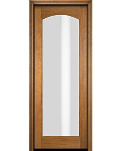 Mahogany Arch Lite, Full Lite Single Door|G101-AR-OG