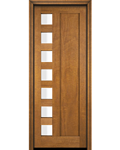 Mahogany Artistic Lite Designer  Contemporary Modern 1 Panel Shaker Single Door|G102SQ-SH-SH