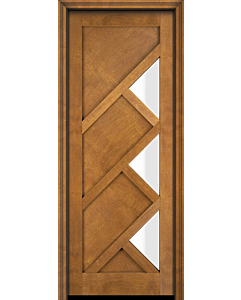 Mahogany Cairo Artistic Lite Designer  Multi Panel Shaker Single Door