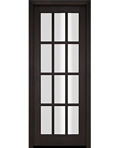 Mahogany Full Lite, 12 Lite SDL Single Door|G1201-OG