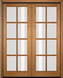 Mahogany Full Lite, 8 Lite SDL Double Door|G801-OG