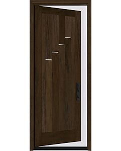 Mahogany Layard Slimlite Razor Lite  Contemporary Modern Shaker Single Door