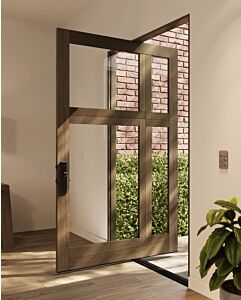 OUROBOROS | Mahogany OUROBOROS Stylish Multi Lite SDL Designer Shaker Pivot Door
