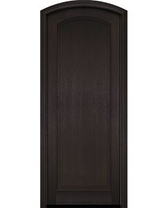 Mahogany Arch Top 1 Panel Solid Single Door|P101-ART-OG