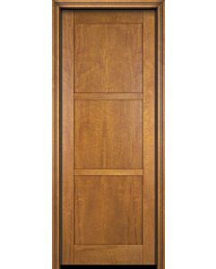 Mahogany Windermere Contemporary Modern 3 Panel Shaker Single Door|P301-W-SH