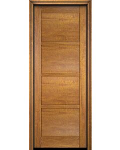 Mahogany Windermere Contemporary Modern 4 Panel Shaker Single Door|P401-W-SH