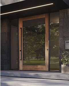 Panorama Full Lite Impact-Rated Pivot Door
