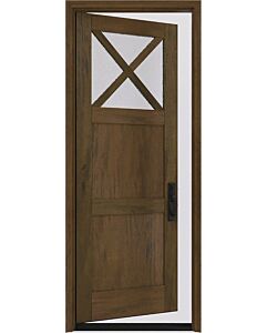 Mahogany Whickham Craftsman Top View Designer SDL 2 Panel Shaker Single Door