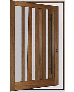 Whimsical Artistic Lite Shaker Contemporary Modern Shaker Pivot Door| WHIMSICAL