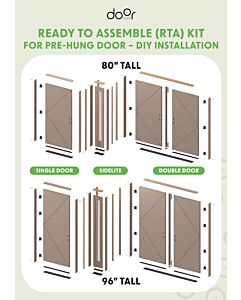 TALON l Mahogany TALON Prairie SDL Mid-Century Modern Shaker Single Door