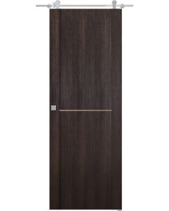 Prefinished Avon 01 1H Veralinga Oak Modern Interior Barn Door