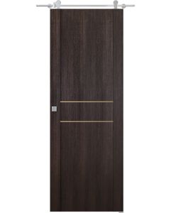 Prefinished Avon 01 2HN Veralinga Oak Modern Interior Barn Door