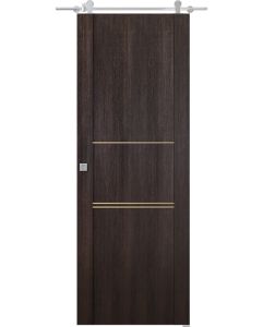 Prefinished Avon 01 3H Veralinga Oak Modern Interior Barn Door