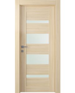 Prefinished Avon 07-01 Vetro Loire Ash Modern Interior Single Door