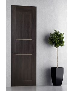 Prefinished Avon 07 2H Veralinga Oak Modern Interior Single Door with Invisible Frame