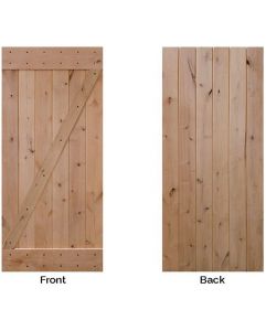 Z Barn Double Door- Knotty Alder