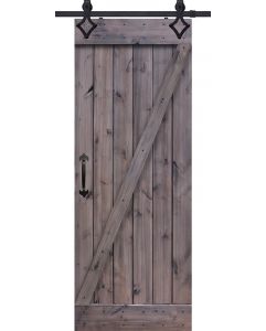 Z Barn Single Door- Knotty Alder