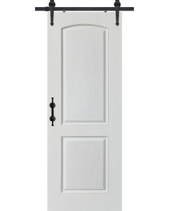 2 Panel MDF Single Barn Door- Design on 2 Side
