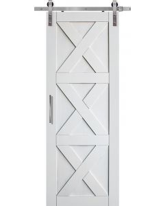 Triple X MDF Single Barn Door- Design on 2 Side